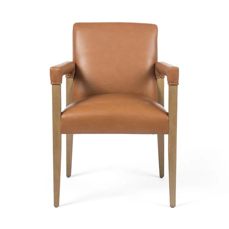 Marla Dining Chair - Tan Leather