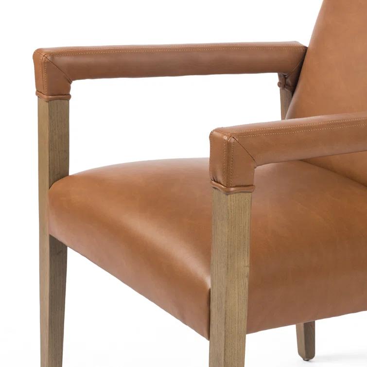 Marla Dining Chair - Tan Leather