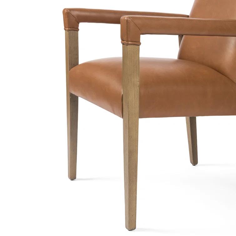 Marla Dining Chair - Tan Leather