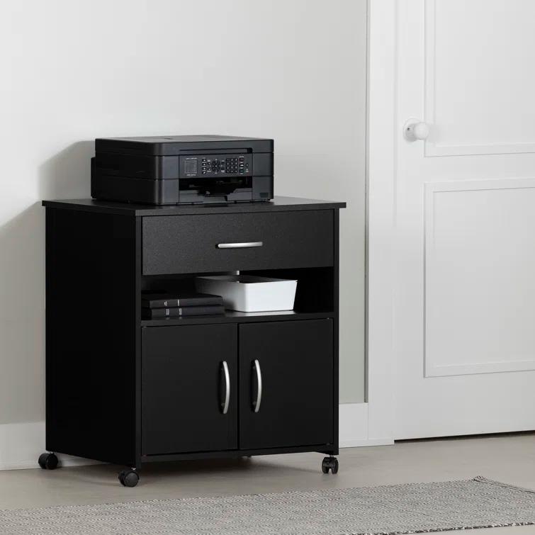 Axess 29.13'' H x 23'' W 1 Printer Stand with Wheels