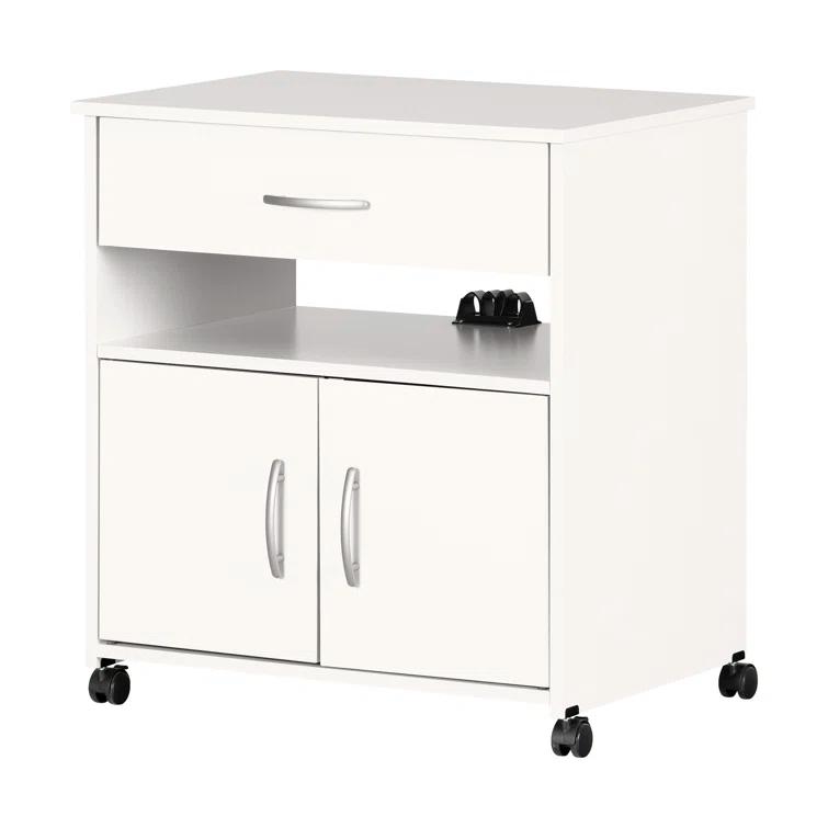 Axess 29.13'' H x 23'' W 1 Printer Stand with Wheels