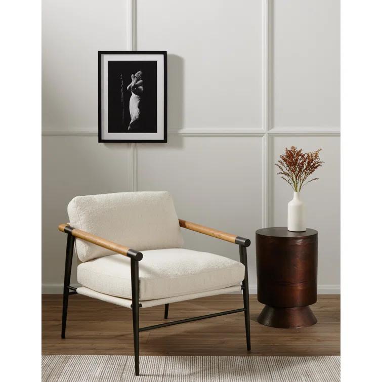 Simone Round Metal End Table (14.5")