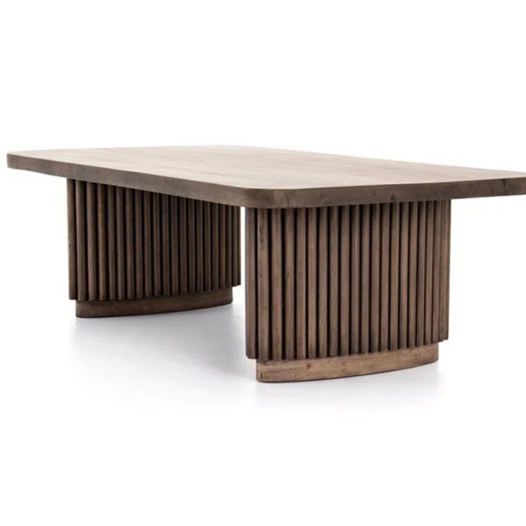 Ridged Base Coffee Table