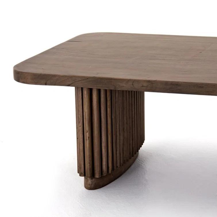 Ridged Base Coffee Table