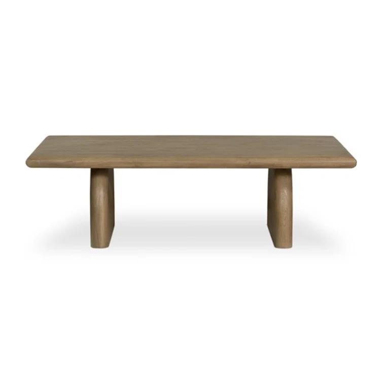 Sorrento Rectangular 54'' Brown Solid Oak Coffee Table