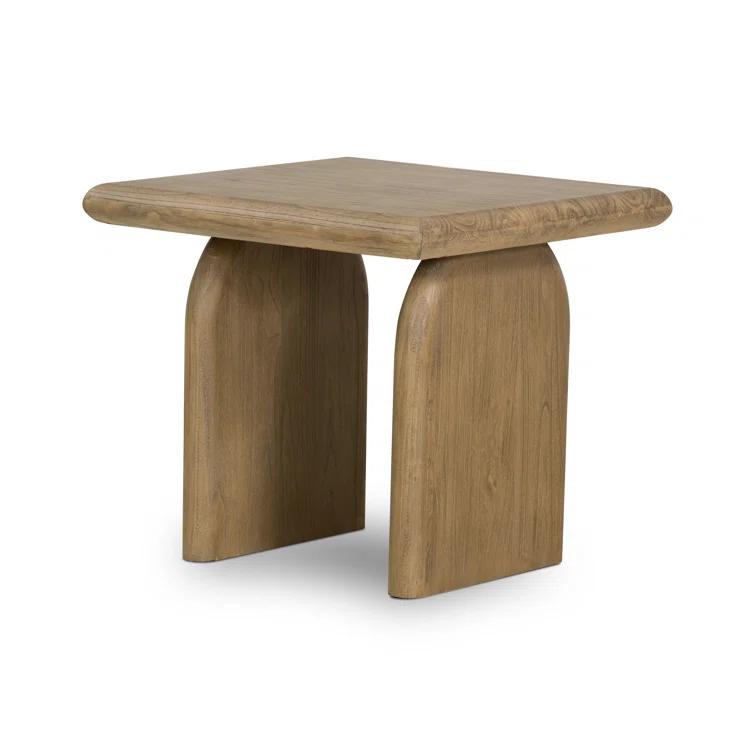 Aged Drift Mindi Square Solid Wood End Table