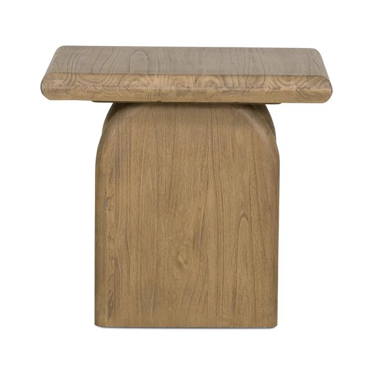 Aged Drift Mindi Square Solid Wood End Table