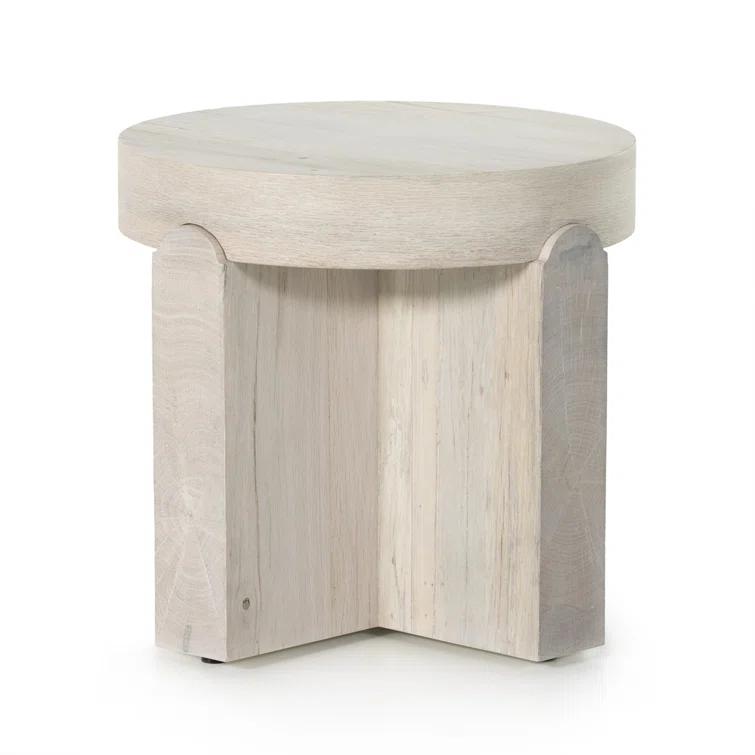 Denver Round Side Table - Natural