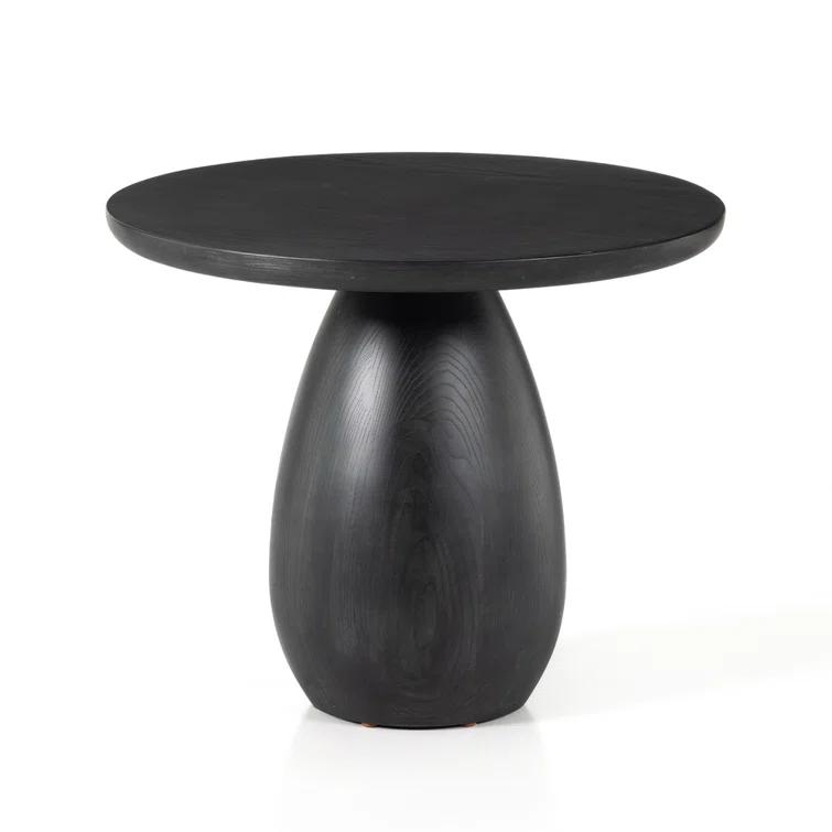 Mulholland Round Side Table - Black