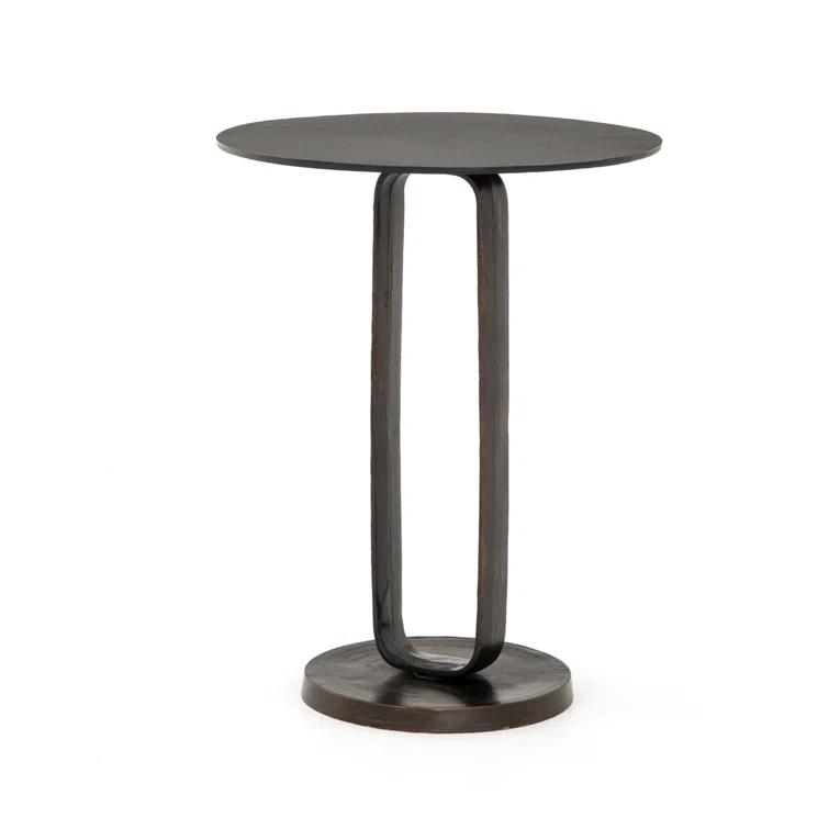 Alethea Indoor / Outdoor Side Table - Antique Rust