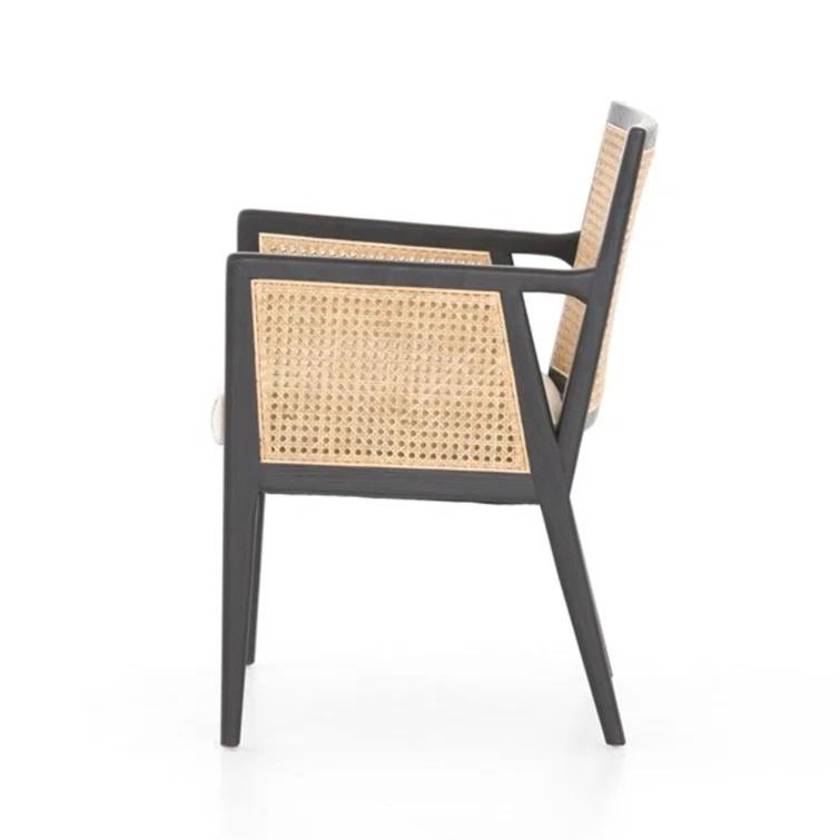 Jeni Dining Arm Chair - Black
