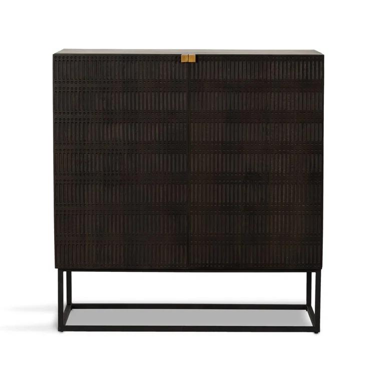 Taro 40'' Solid Wood Bar Cabinet
