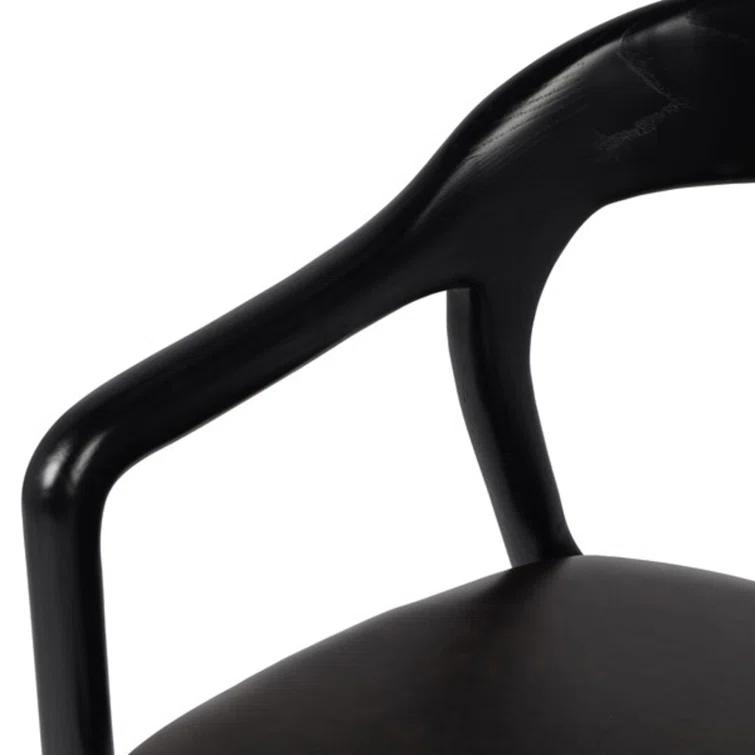 Kayla Leather Dining Armchair