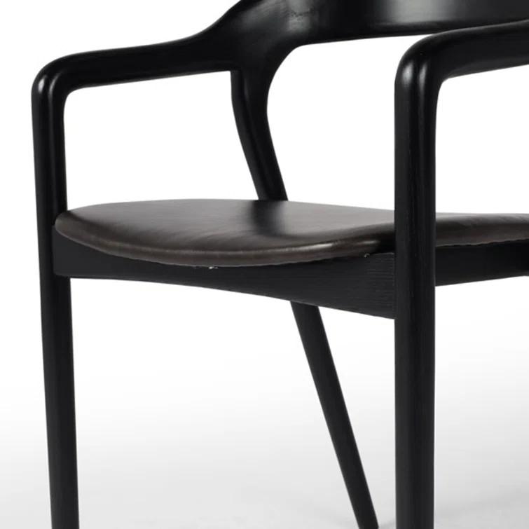 Kayla Leather Dining Armchair