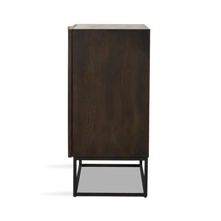 Taro 40'' Solid Wood Bar Cabinet