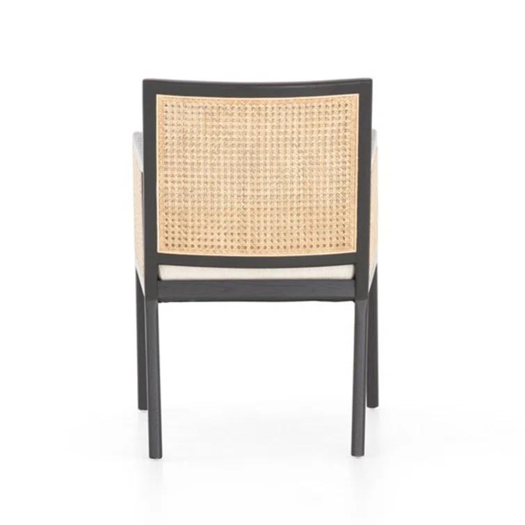 Jeni Dining Arm Chair - Black