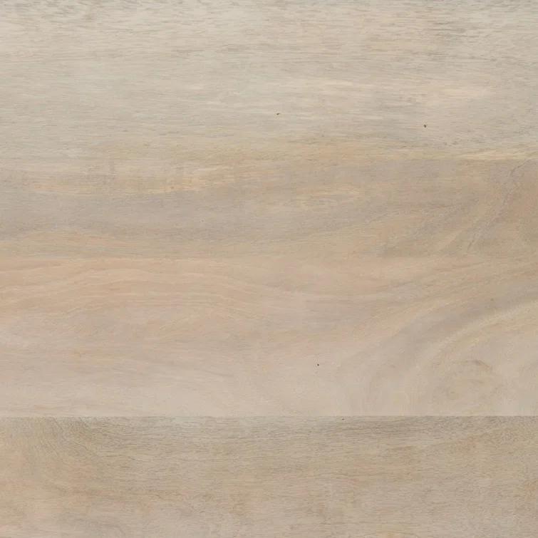 Ivan 69" Light Wash Mango Wood Storage Media Console