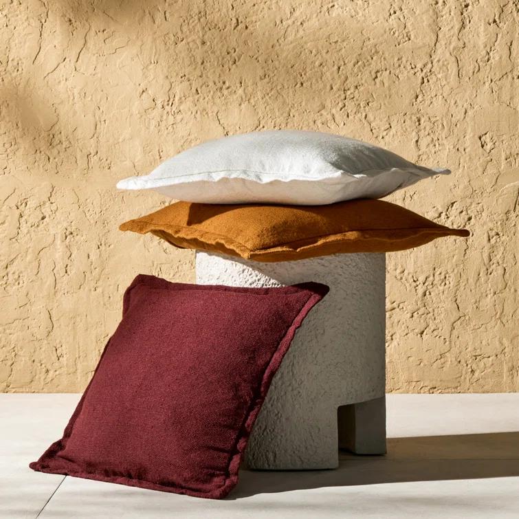 100% Pet Indoor/Outdoor Reversible Throw Pillow