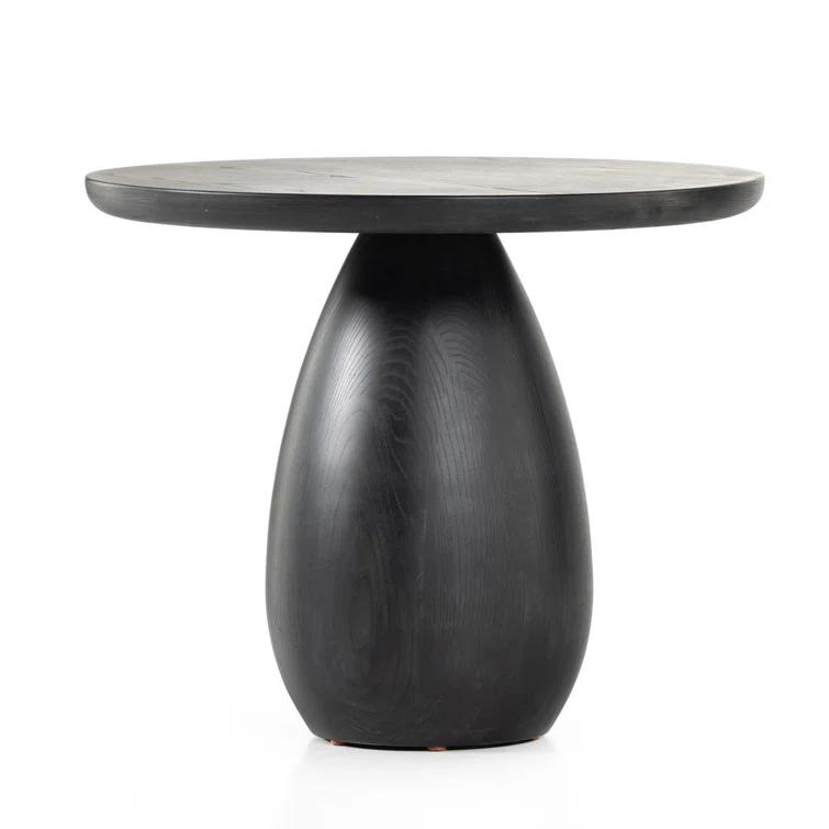 Mulholland Round Side Table - Black