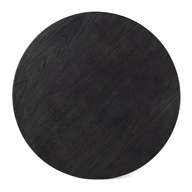Mulholland Round Side Table - Black