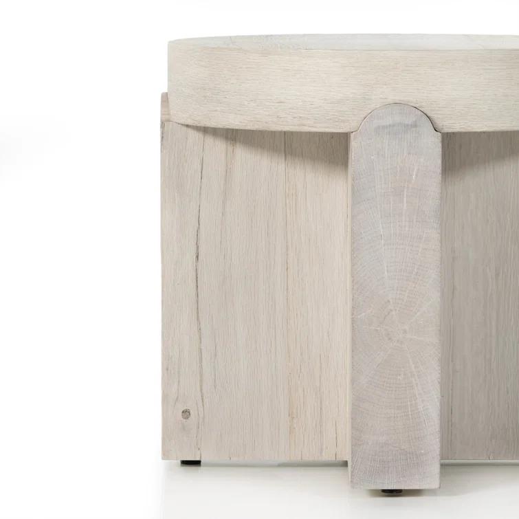 Denver Round Side Table - Natural
