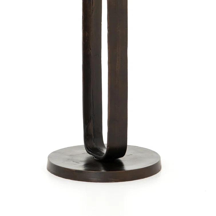 Alethea Indoor / Outdoor Side Table - Antique Rust