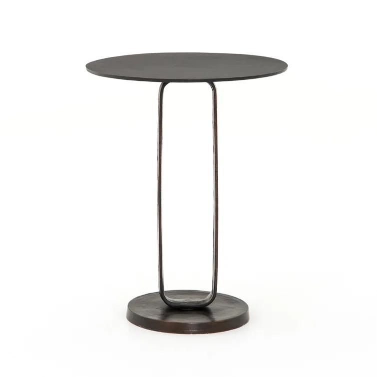 Alethea Indoor / Outdoor Side Table - Antique Rust
