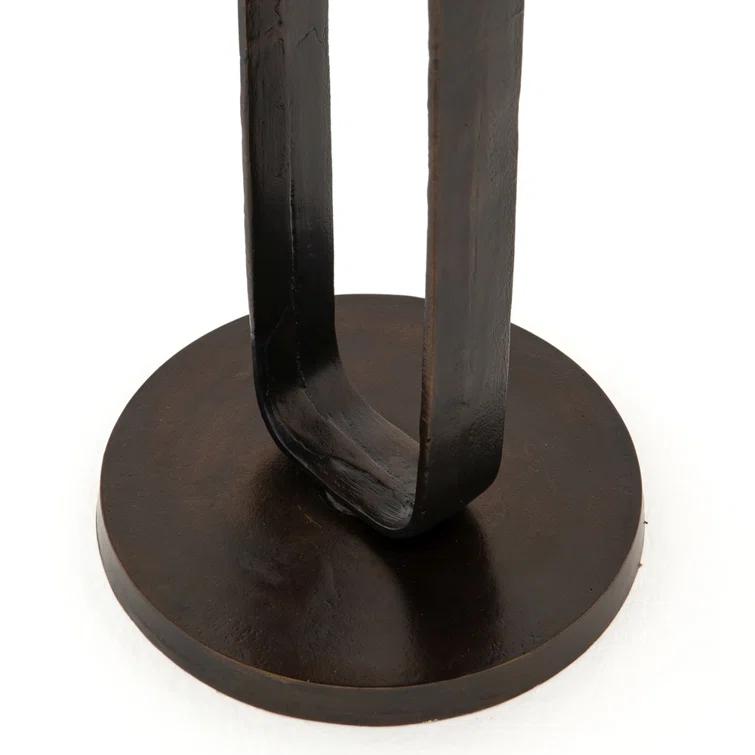 Alethea Indoor / Outdoor Side Table - Antique Rust