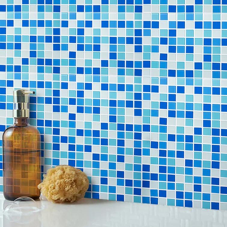 WS Tiles® 1" x 1" Straight Edge Glass Mosaic Tile