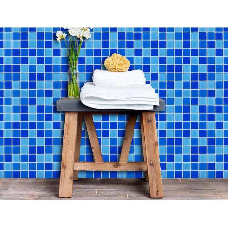 WS Tiles® 1" x 1" Straight Edge Glass Mosaic Tile