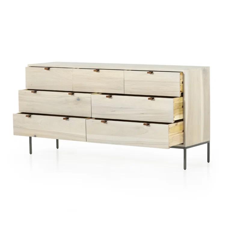 Rosamonde 7-Drawer Dresser - Black