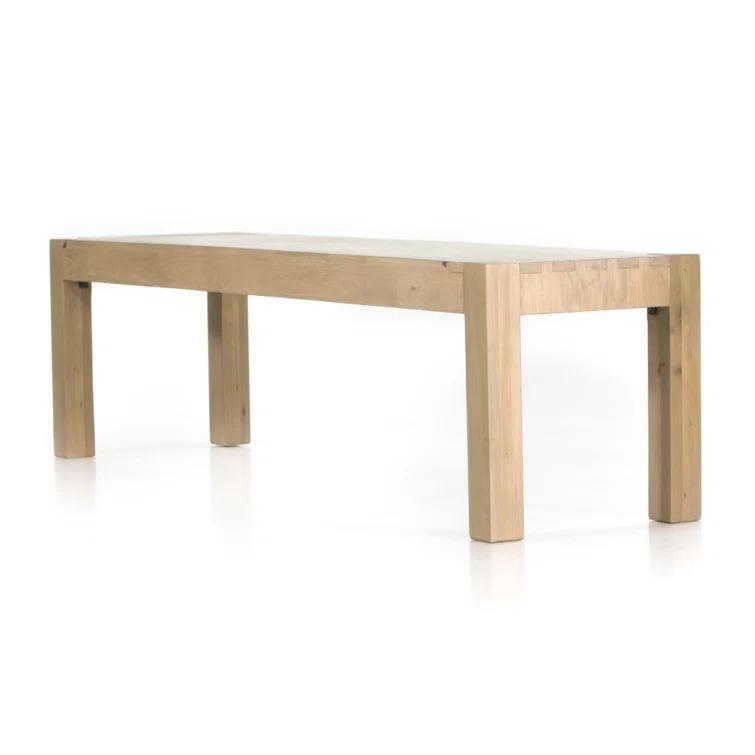 Beck 70'' Dry Wash Poplar Modern Shaker Dining Bench