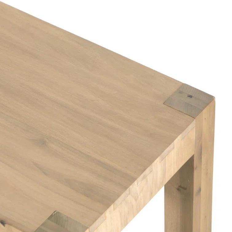 Beck 70'' Dry Wash Poplar Modern Shaker Dining Bench