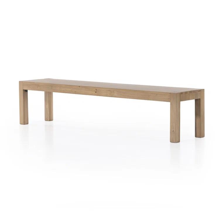 Beck 70'' Dry Wash Poplar Modern Shaker Dining Bench