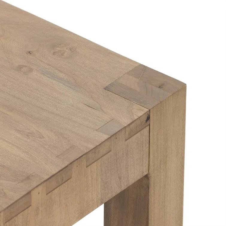 Beck 70'' Dry Wash Poplar Modern Shaker Dining Bench