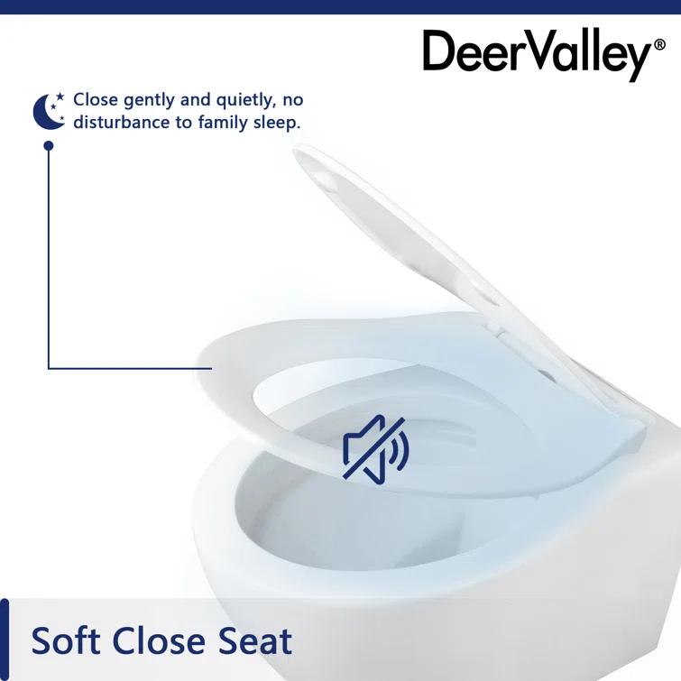 Liberty 1.6 GPF Elongated Wall Hung Toilets (Seat Included)
