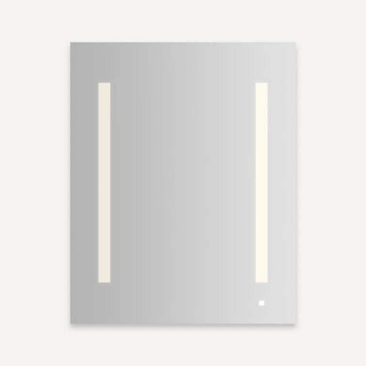 Modern 30'' Bluetooth-Enabled Framed Rectangular Mirror Cabinet