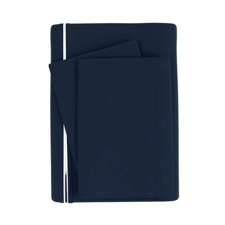 Duvet Cover Set Super Soft Microfiber Bedding in Solid Colors