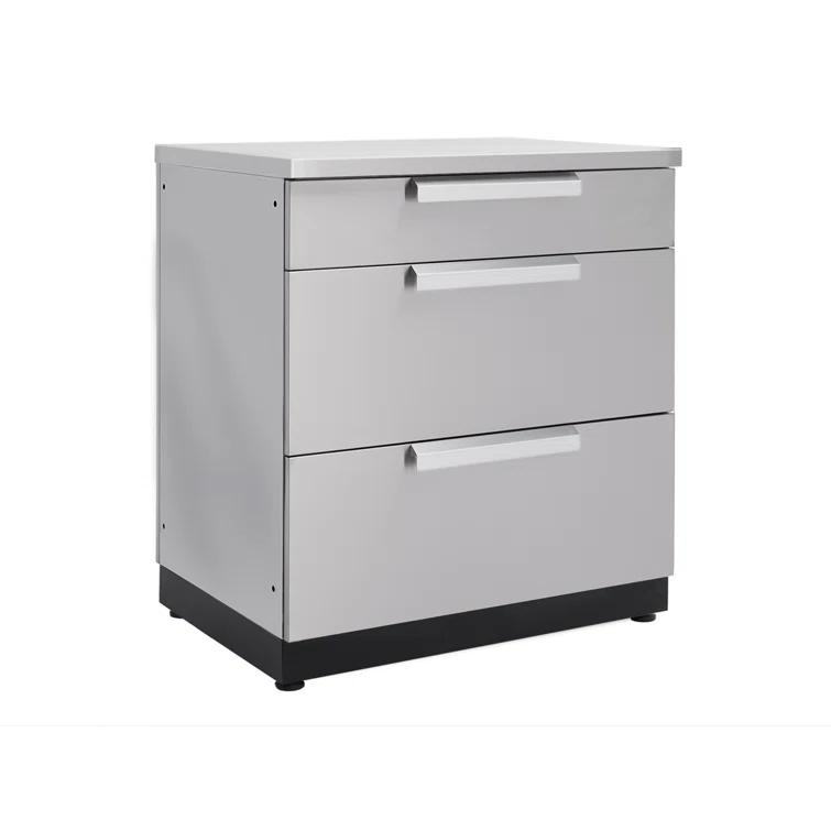 Outdoor Kitchen Classic 32In 3-Drawer Cabinet