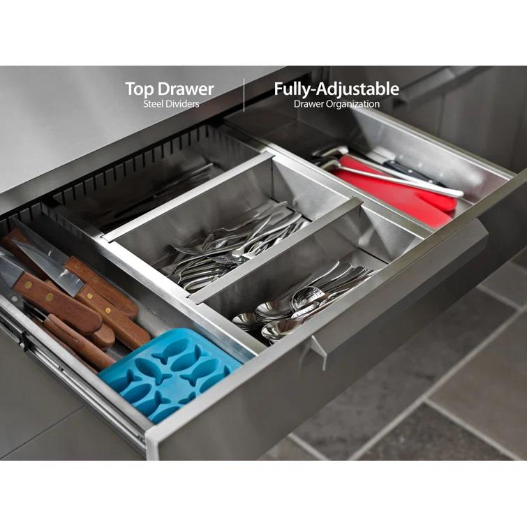 Outdoor Kitchen Classic 32In 3-Drawer Cabinet