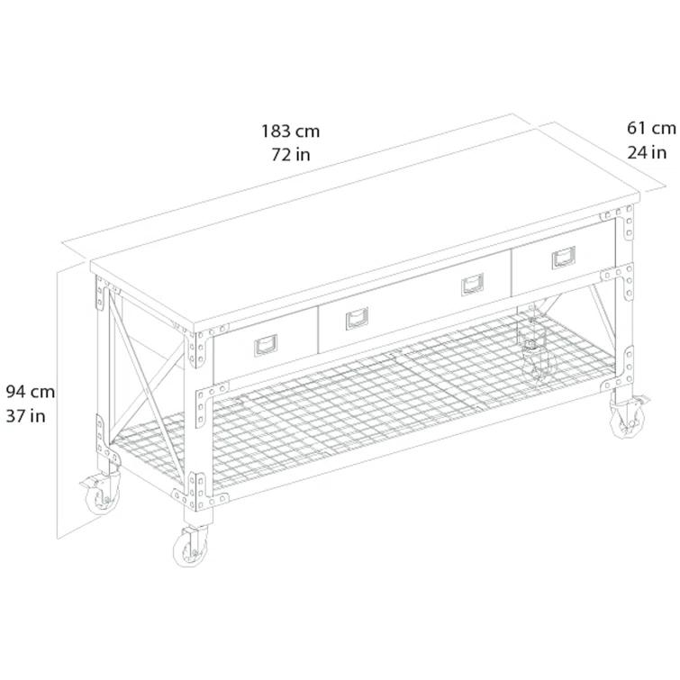 Duramax Building Products Duramax New Workbench 72" Wood Workbench