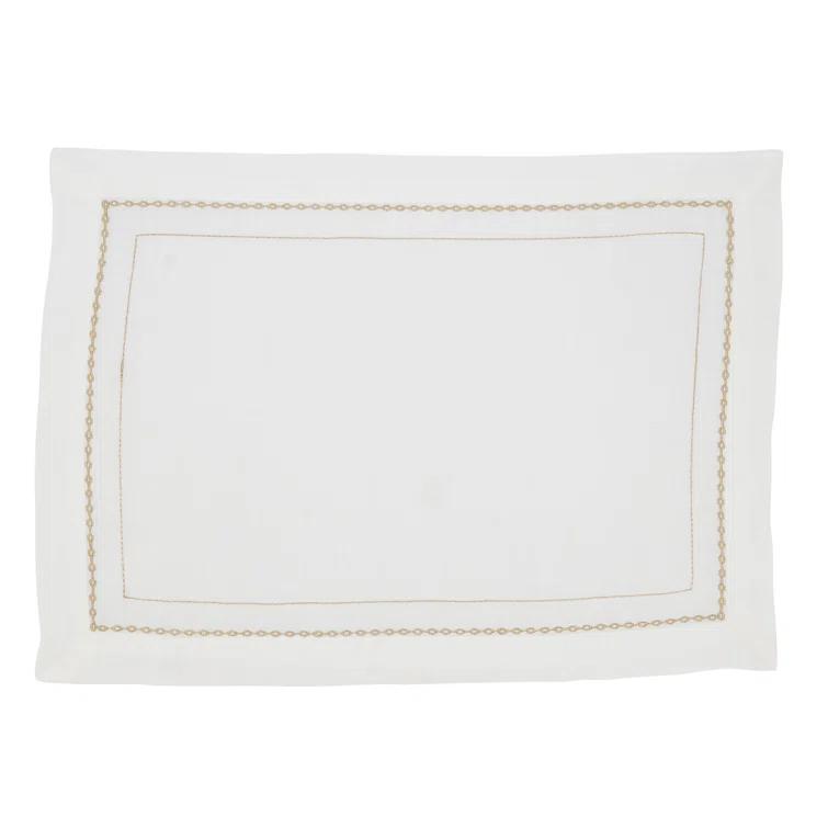 Polyester No Pattern Rectangle Placemat (Set of 4)