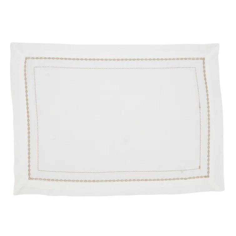 Polyester No Pattern Rectangle Placemat (Set of 4)