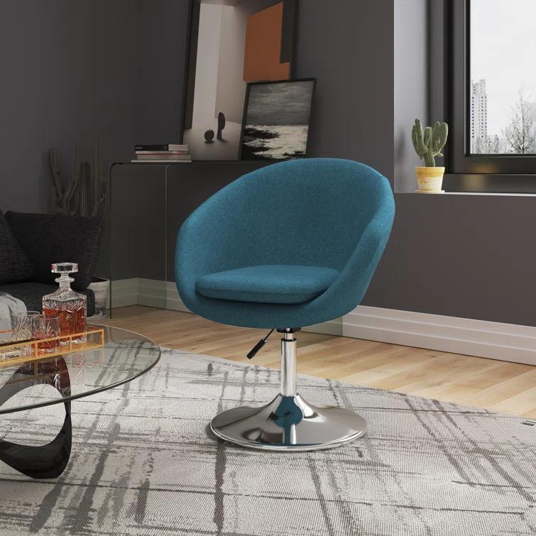 Sior Upholstered Swivel Barrel Chair