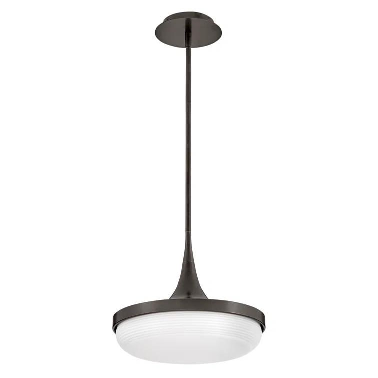 Elsa Integrated LED Convertible Pendant w/ Cased Opal Glass
