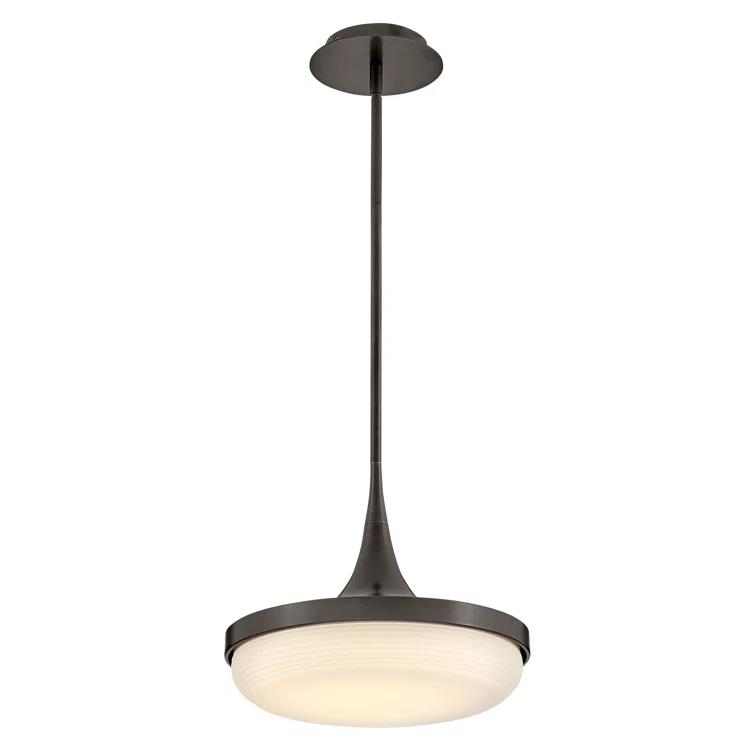 Elsa Integrated LED Convertible Pendant w/ Cased Opal Glass