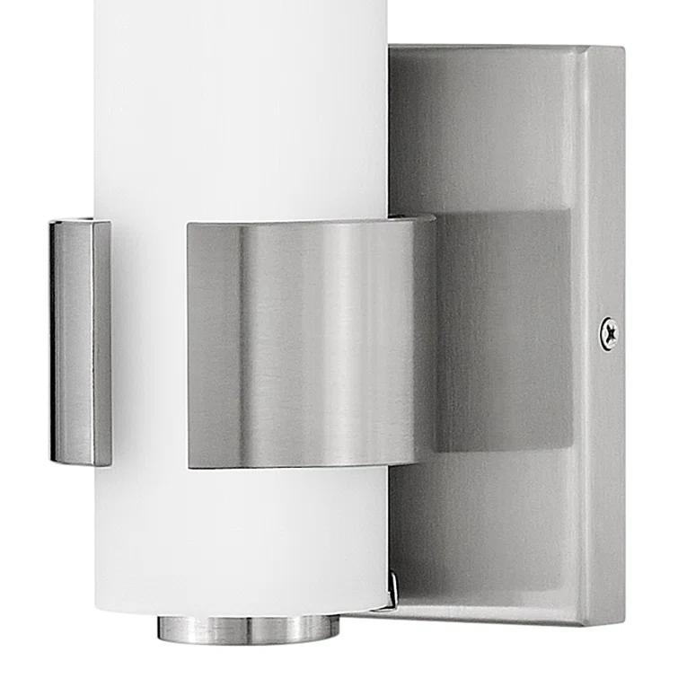 Aiden Integrated LED Bath Sconce w/ Etched White Glass