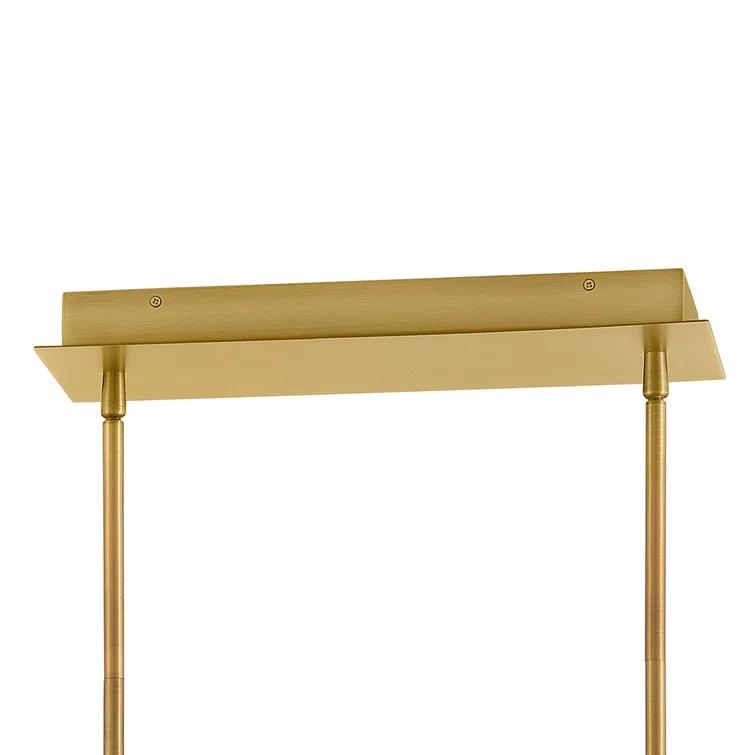 Dimmable LED Kitchen Island Square / Rectangle Chandelier