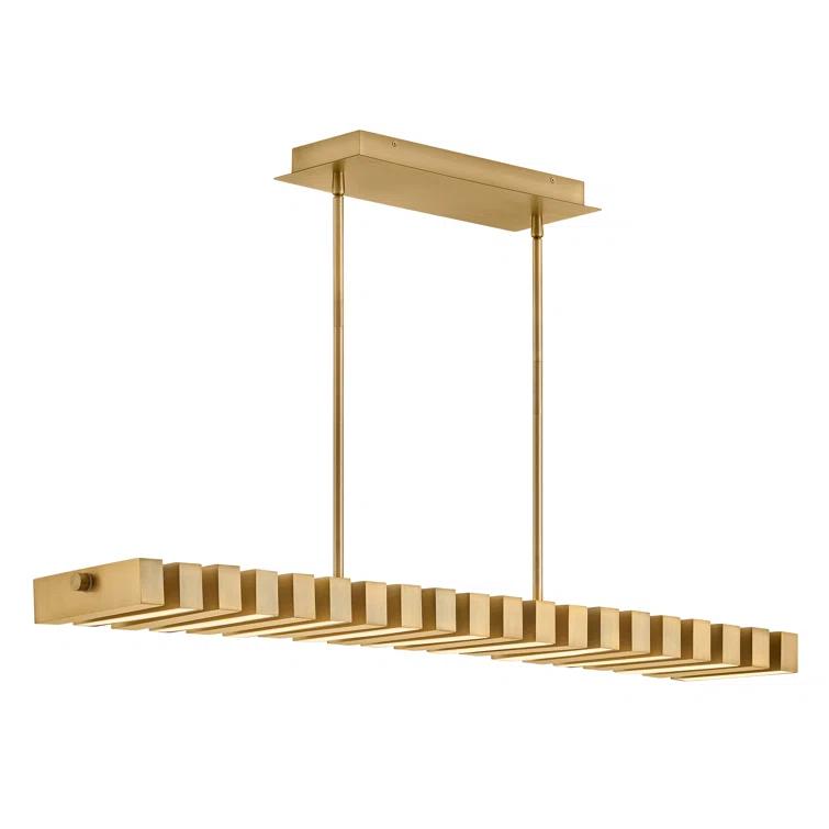 Dimmable LED Kitchen Island Square / Rectangle Chandelier