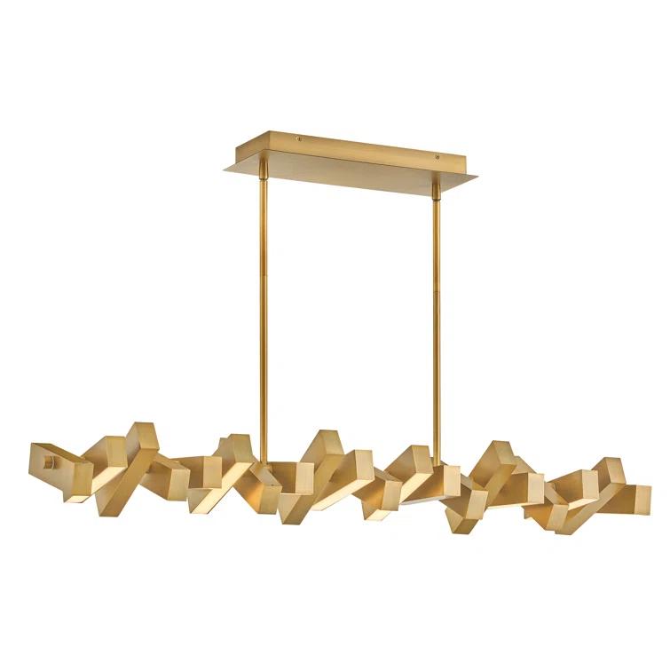 Dimmable LED Kitchen Island Square / Rectangle Chandelier